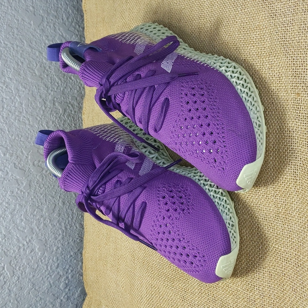 Adidas X Pharrell Williams 4D Runner 'Active Purple' Men's Sneakers Sz 6M/7.5W